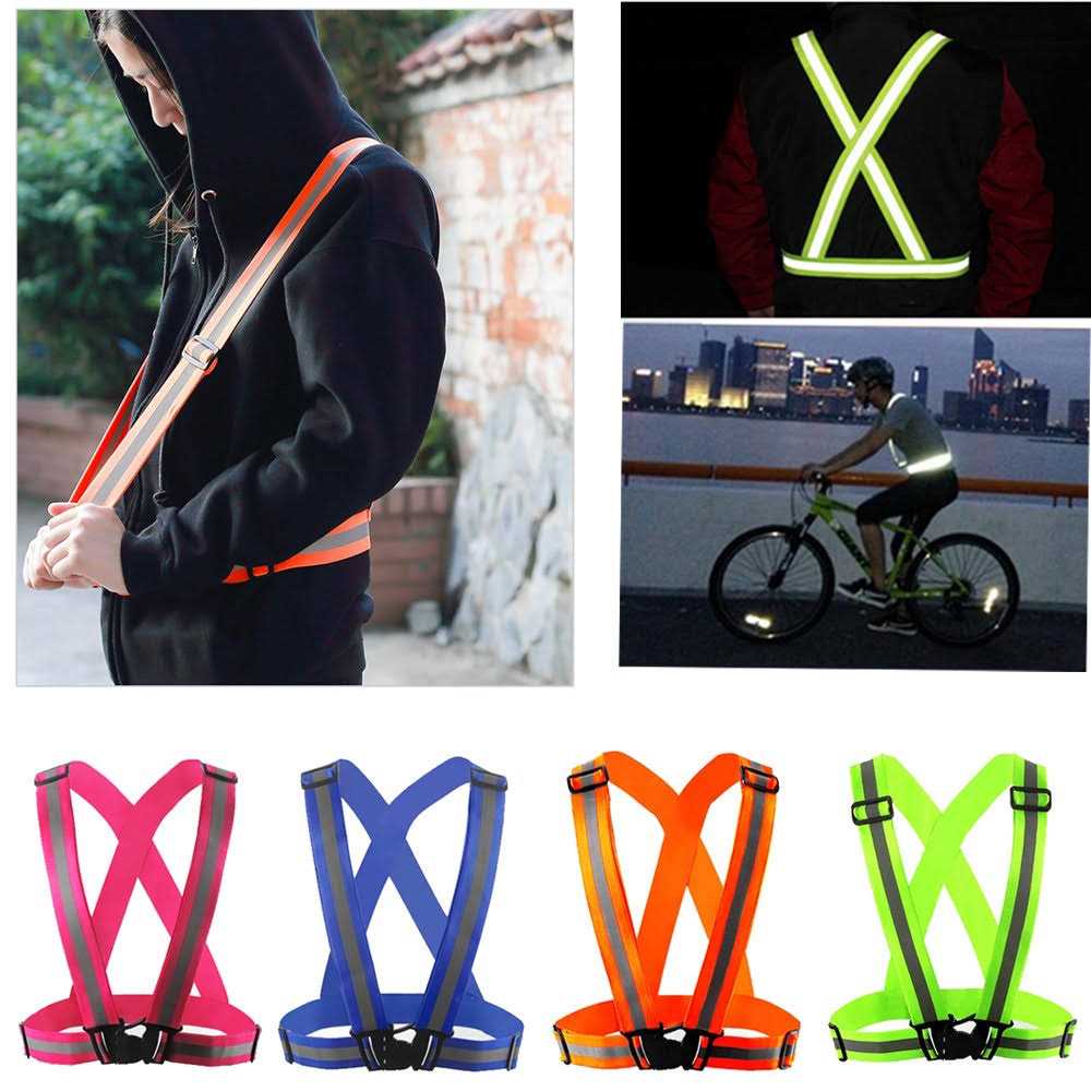 Reflective Vest with Hi Vis Bands A354450