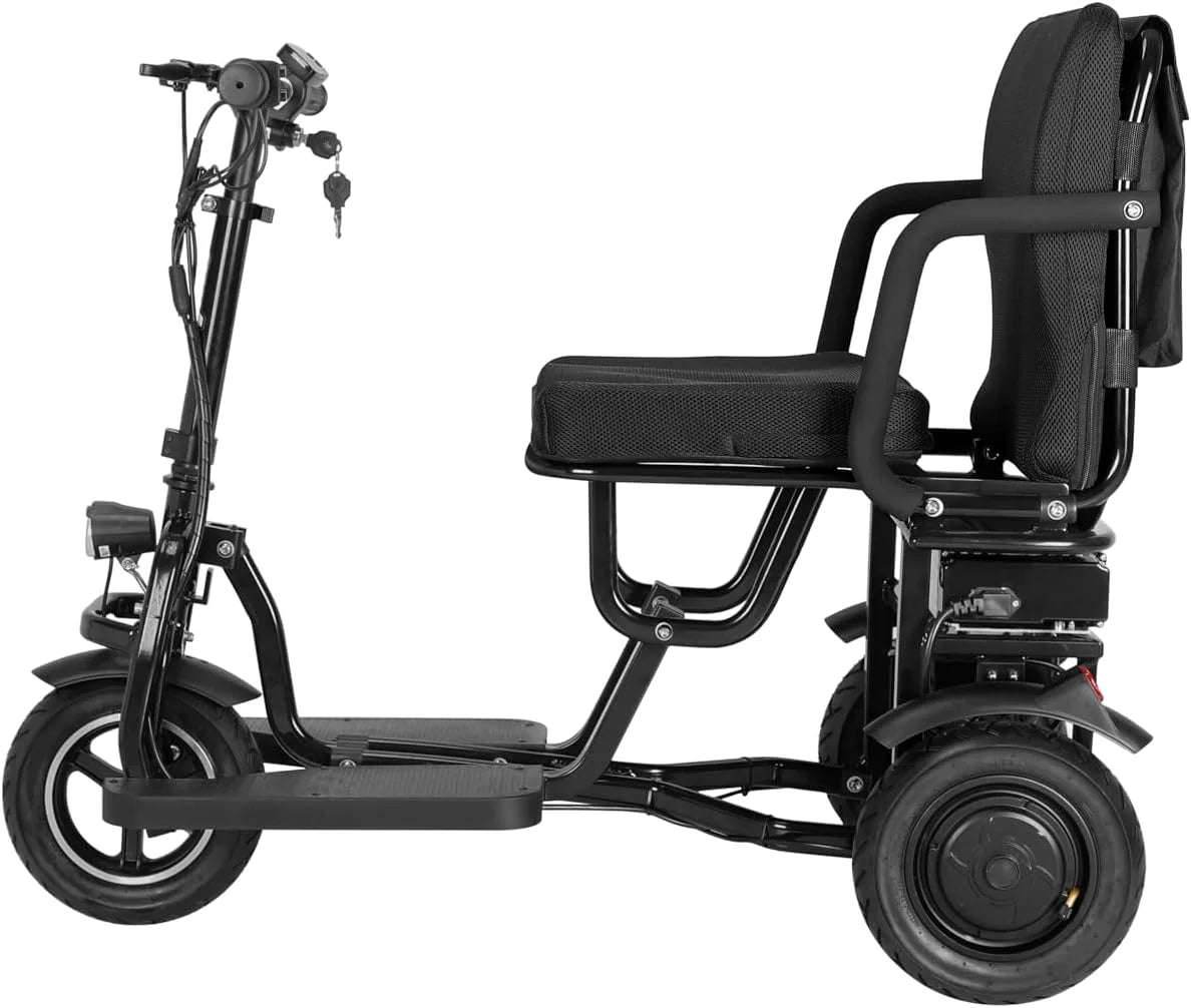 Foldable 3 Wheel Mobility Scooter with Lithium Battery K927