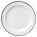 White Blue Porcelain Plate W65122