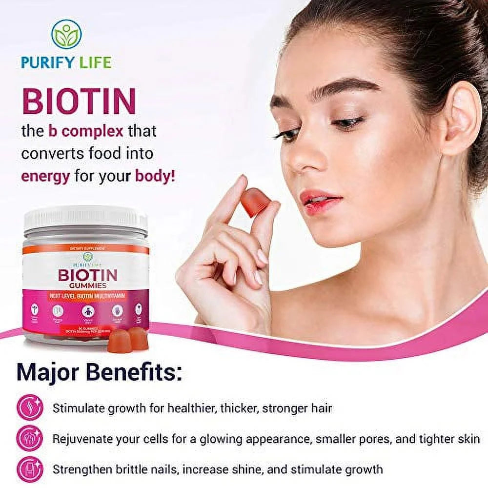 Biotin Gummies Multivitamin Supplement 90 Gummies G964
