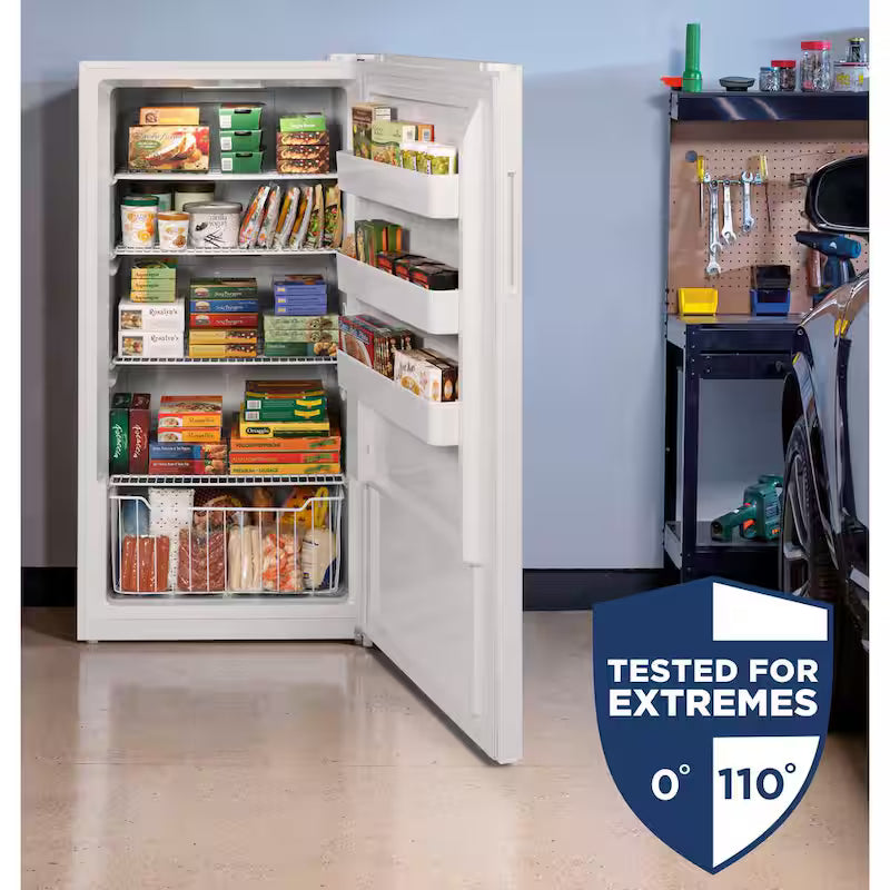 17.3 cu. ft. Frost Free Upright Freezer in White D486356