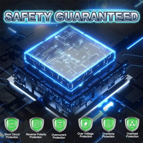 1000 Watt Car Power Inverter 12V to 110V/120V AC with LCD Display Dual AC Outlets Dual USB Black B8475