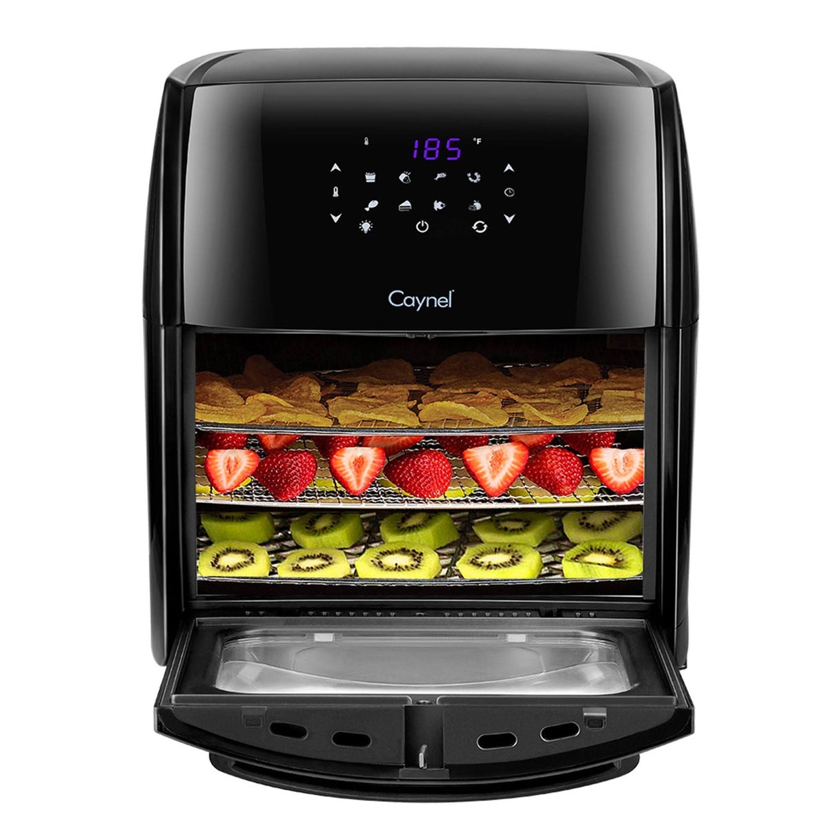 Black 12.7 Quart Digital Air Fryer B960769