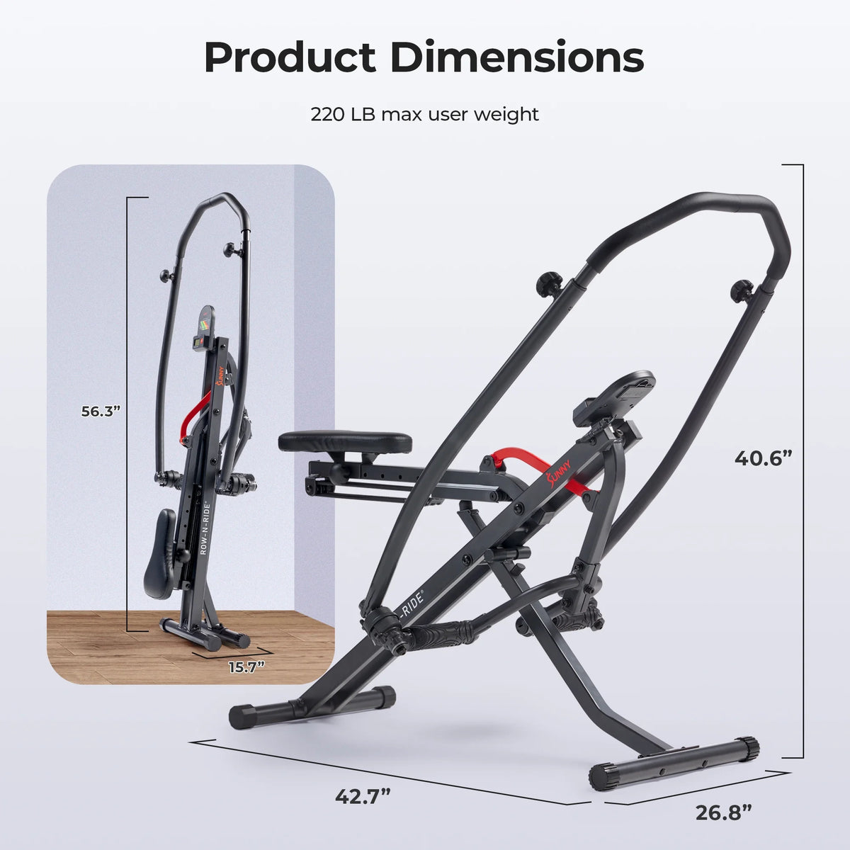Upright Row-N-Ride Exerciser F466727