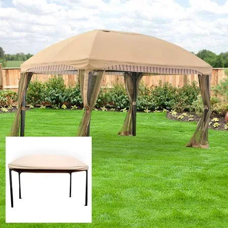 Beige Domed Gazebo Replacement Canopy C729