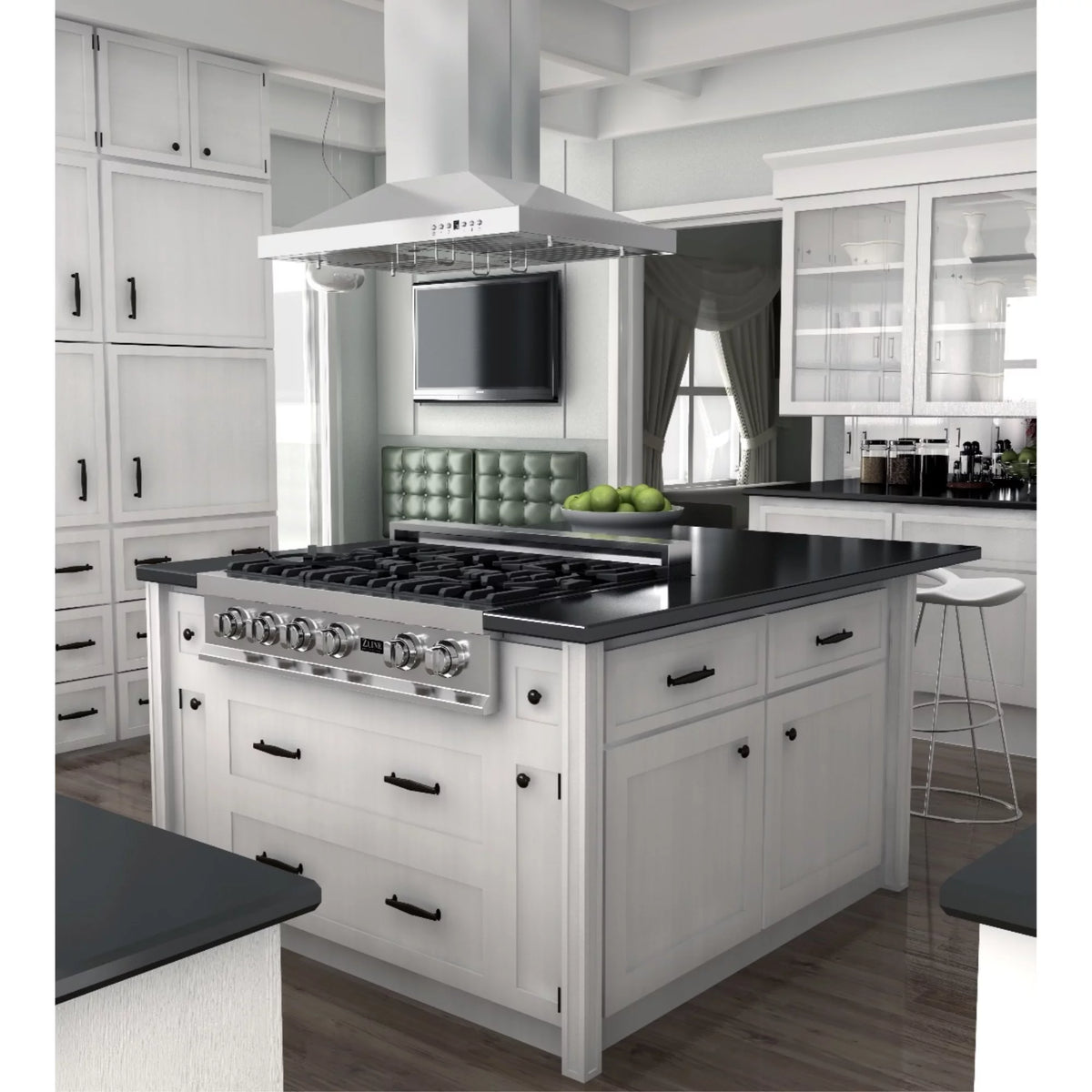 36 in. Stainless Steel Island Mount Range Hood A60771
