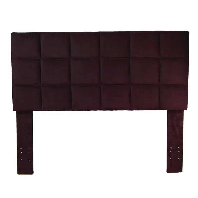 Purple Fabric Upholstered Full/Queen Headboard M357