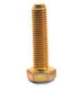 9/16 inch-12 x 2 inch Grade 8 Hex Cap Screw Alloy Steel Yellow Zinc Plated Pk 50 J8023