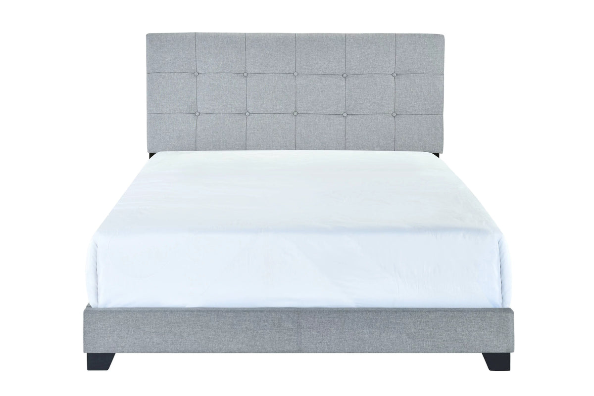 Gray Queen Panel Bed S534883