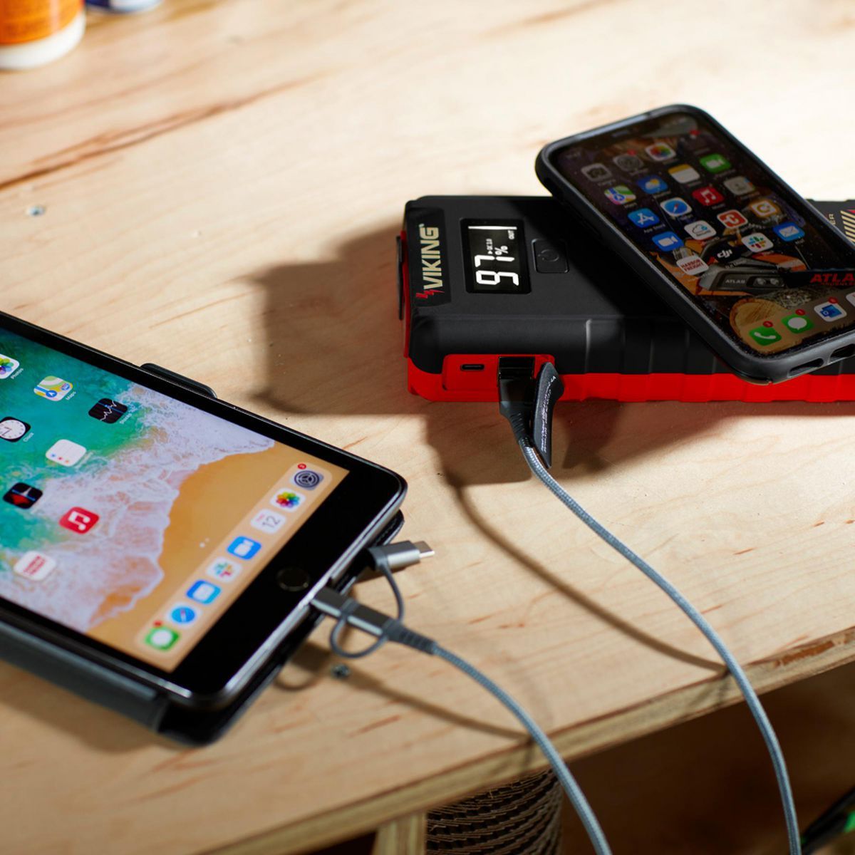 Lithium-Ion Jump Starter and Power Bank M91112