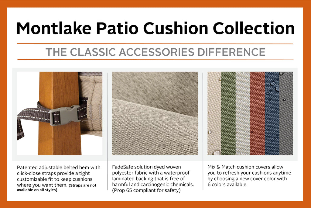 Square Patio Dining Seat Cushion J3062