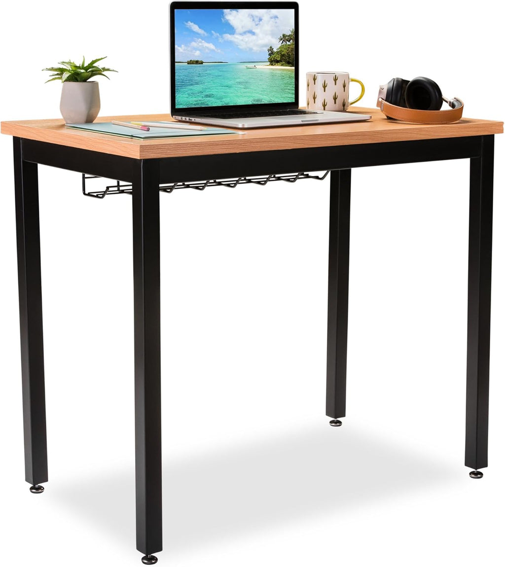 Small Computer Desk with Cable Management Tray, 36in Z48485