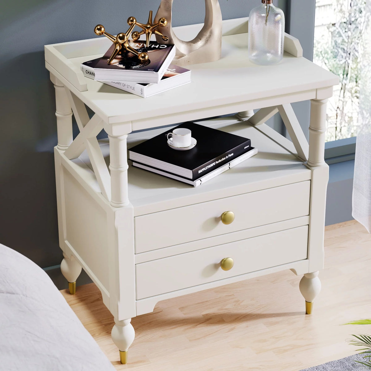 2 Drawer Nightstand End Table M893222