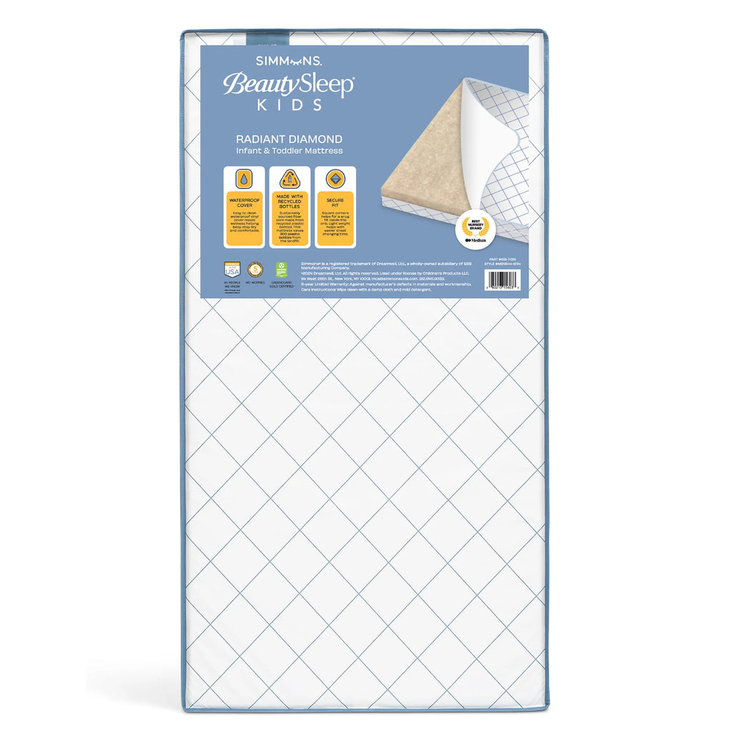 Waterproof Extra Firm Crib and Toddler Mattress G7002