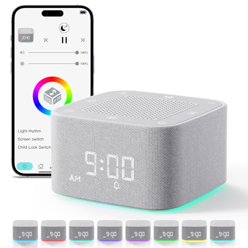 Sound Machine Alarm Clock with 32 Soothing Sounds B7389