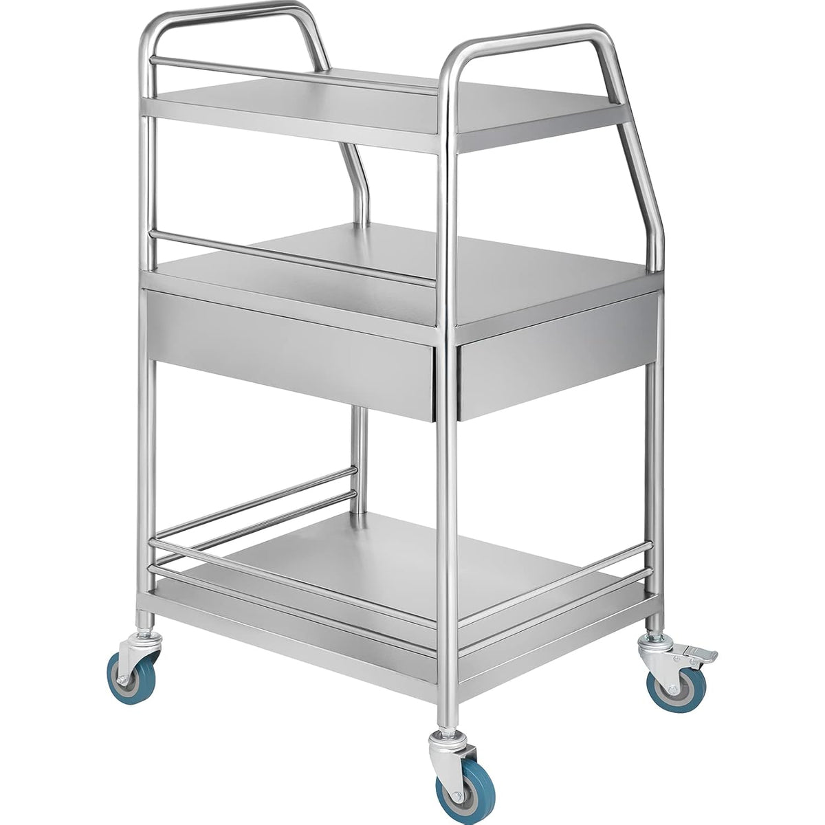 Stainless Steel Utility Cart with Wheels P502