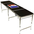 8 Feet Beer Pong Table with Bottle Opener Ball Rack and 6 Pong Balls I585