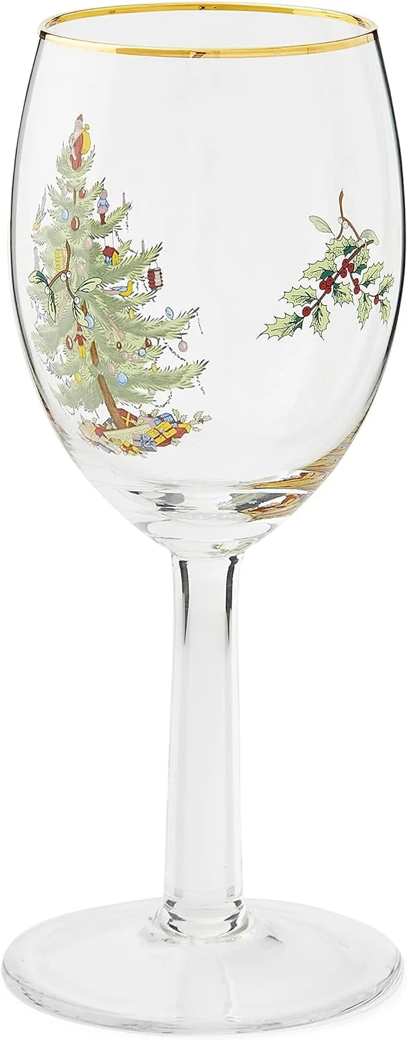 Set Of 4 Glass Wine Glasses E9176