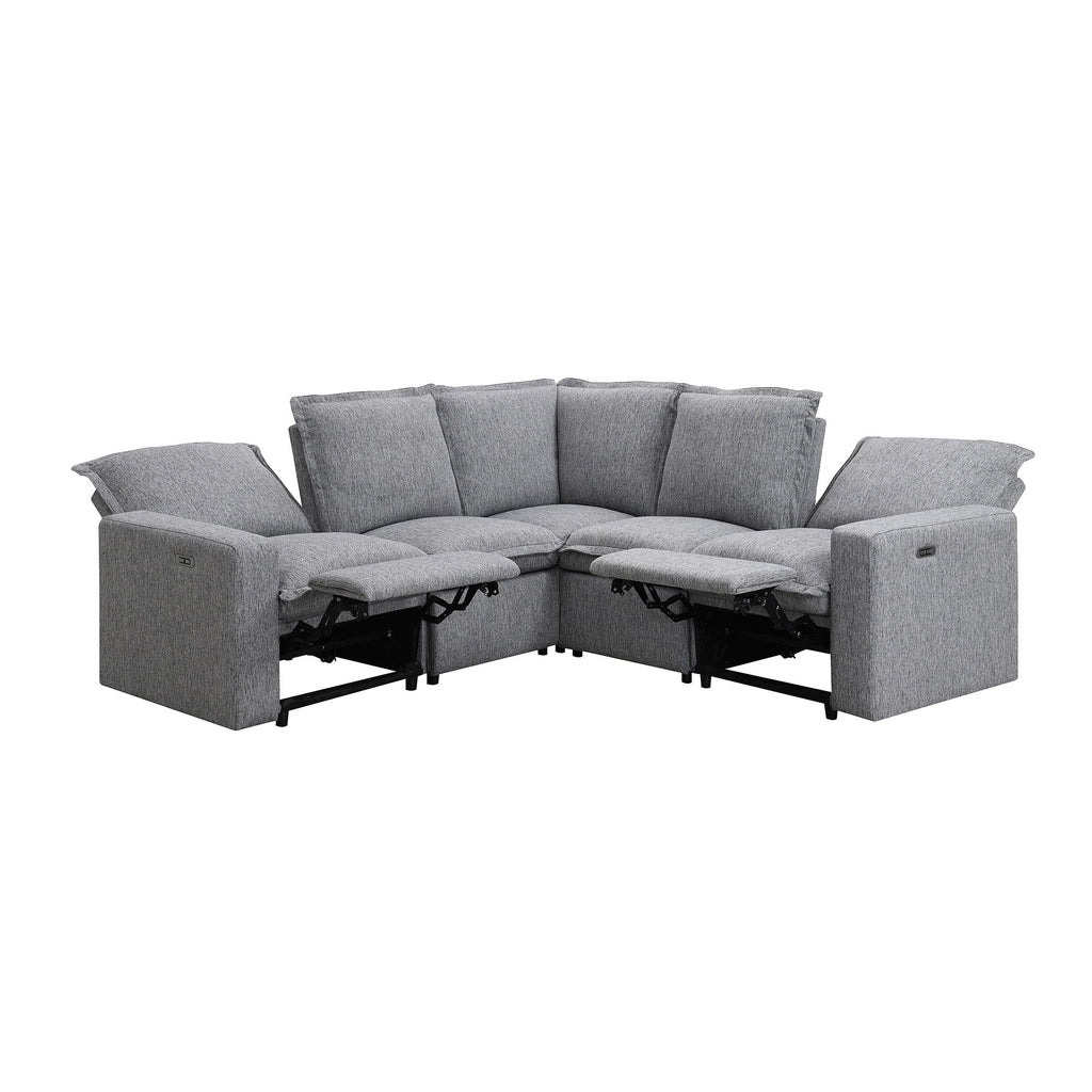 Gray Power Recliner Sofa Set C963