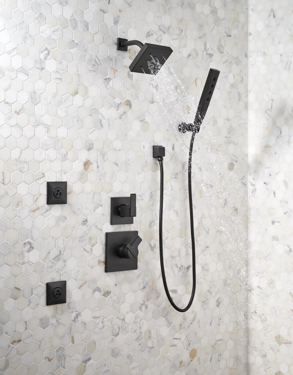 Black Multi Function Hand Shower P847