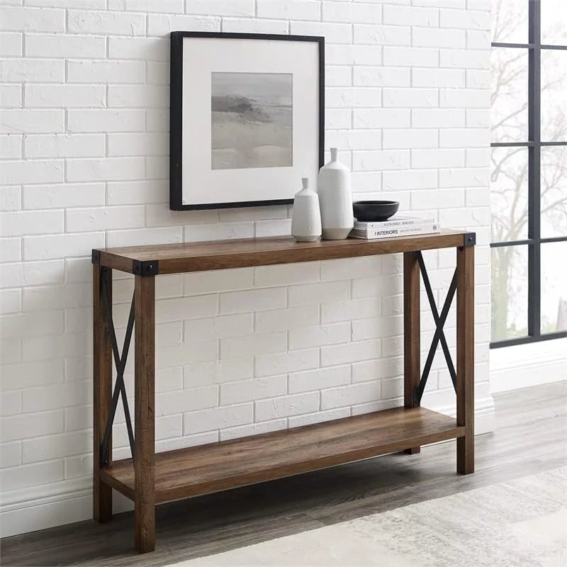 Rustic Oak Entry Table G718676