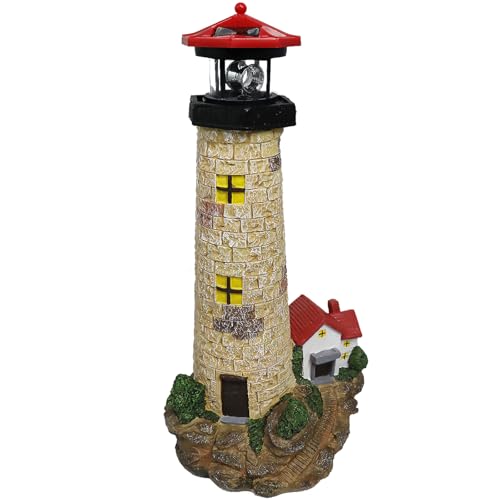 17.1" Solar Lighthouse with Rotating Beacon Z792