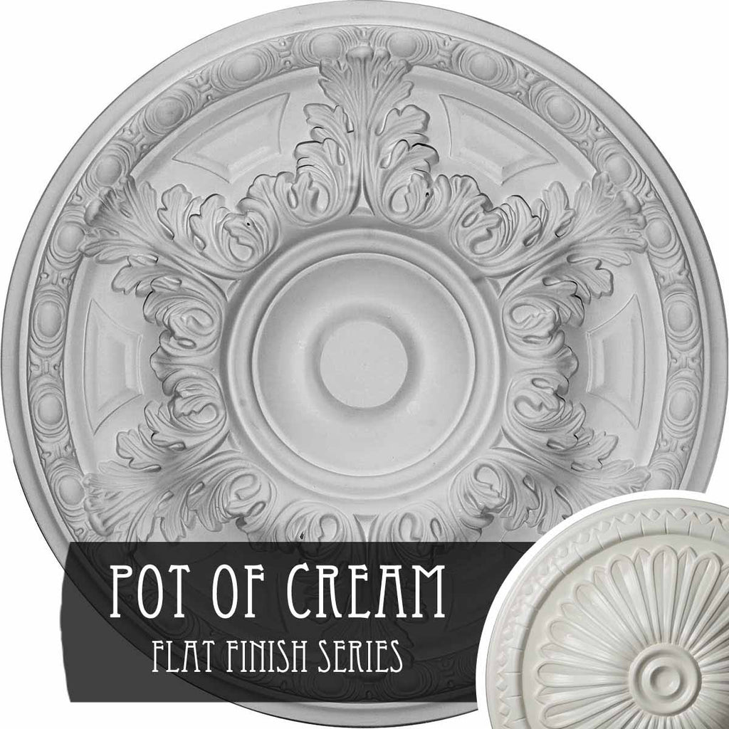 Hand-Painted Ceiling Medallion L985