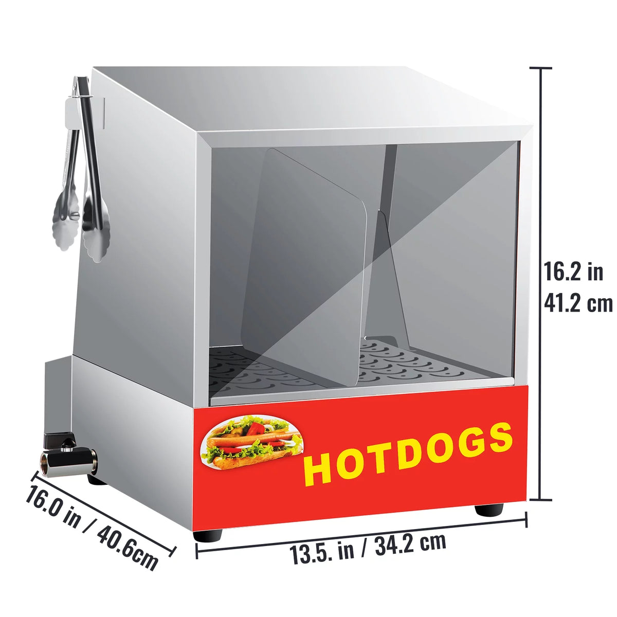 36L Stainless Steel Hot Dog Steamer X531130