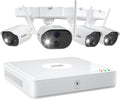 Battery Powered Wireless Security Camera System with 4CH NVR and 4pcs 1080p Cameras P207