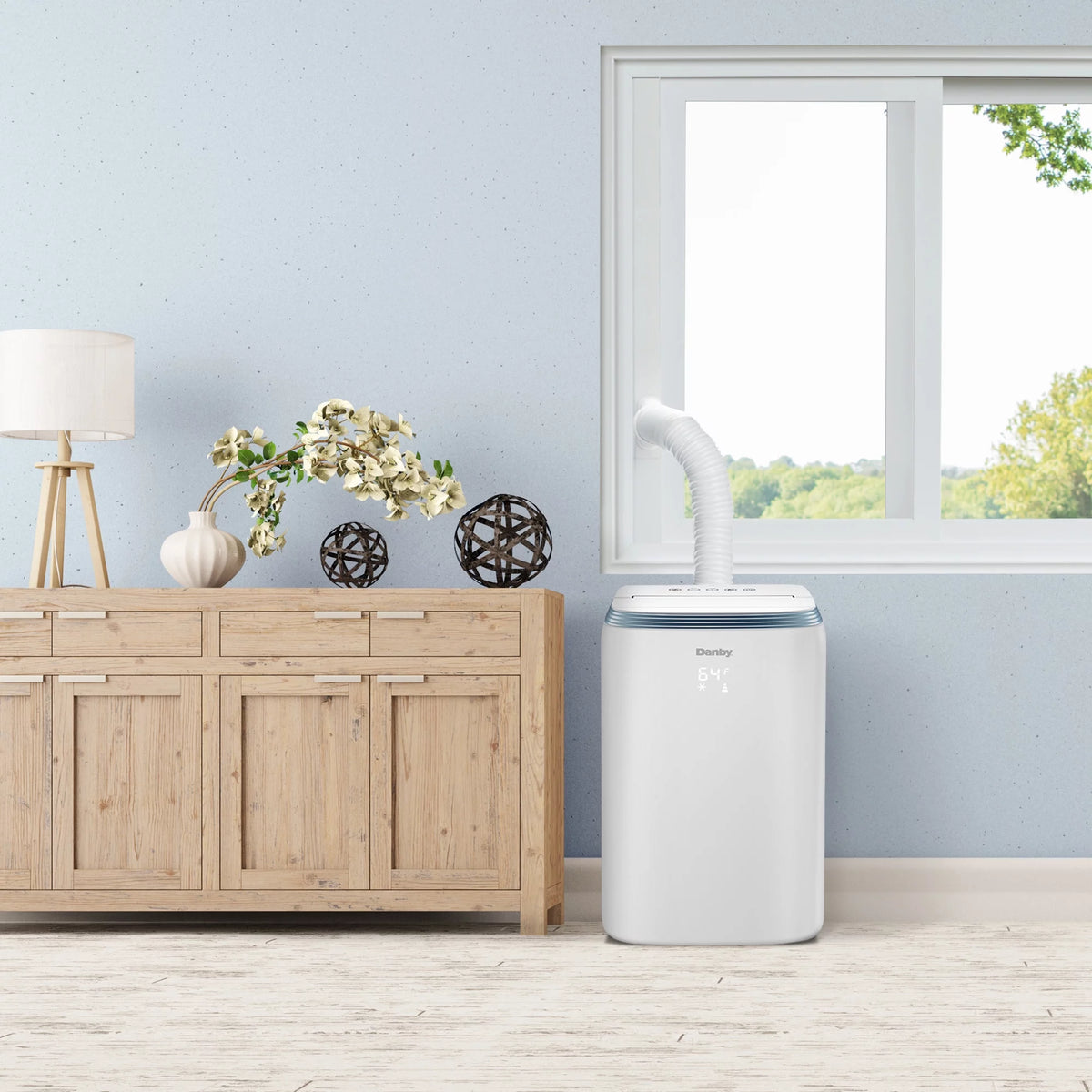 12,500 BTU Portable AC in White B6400