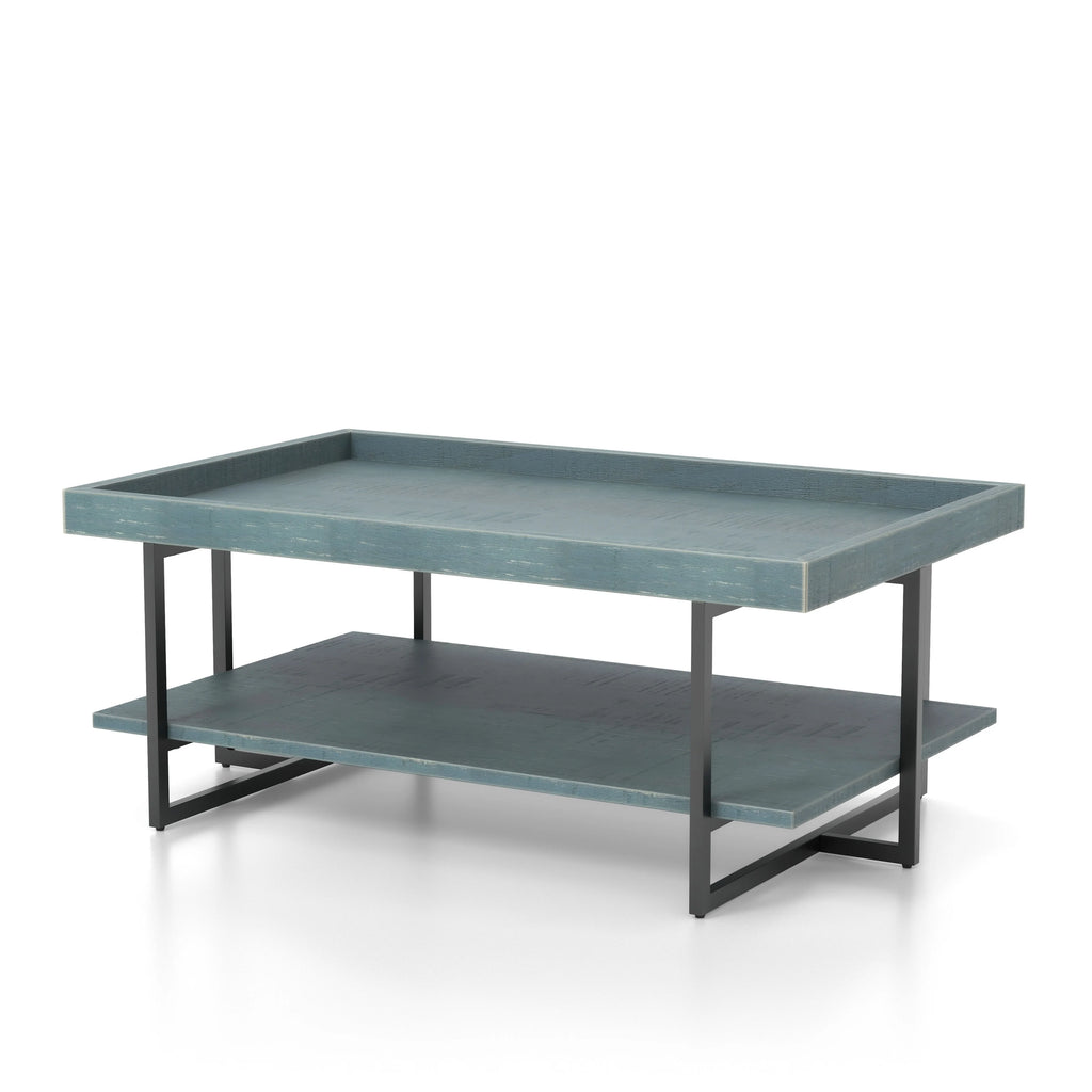 47-inch Metal 1-Shelf Coffee Table L343828