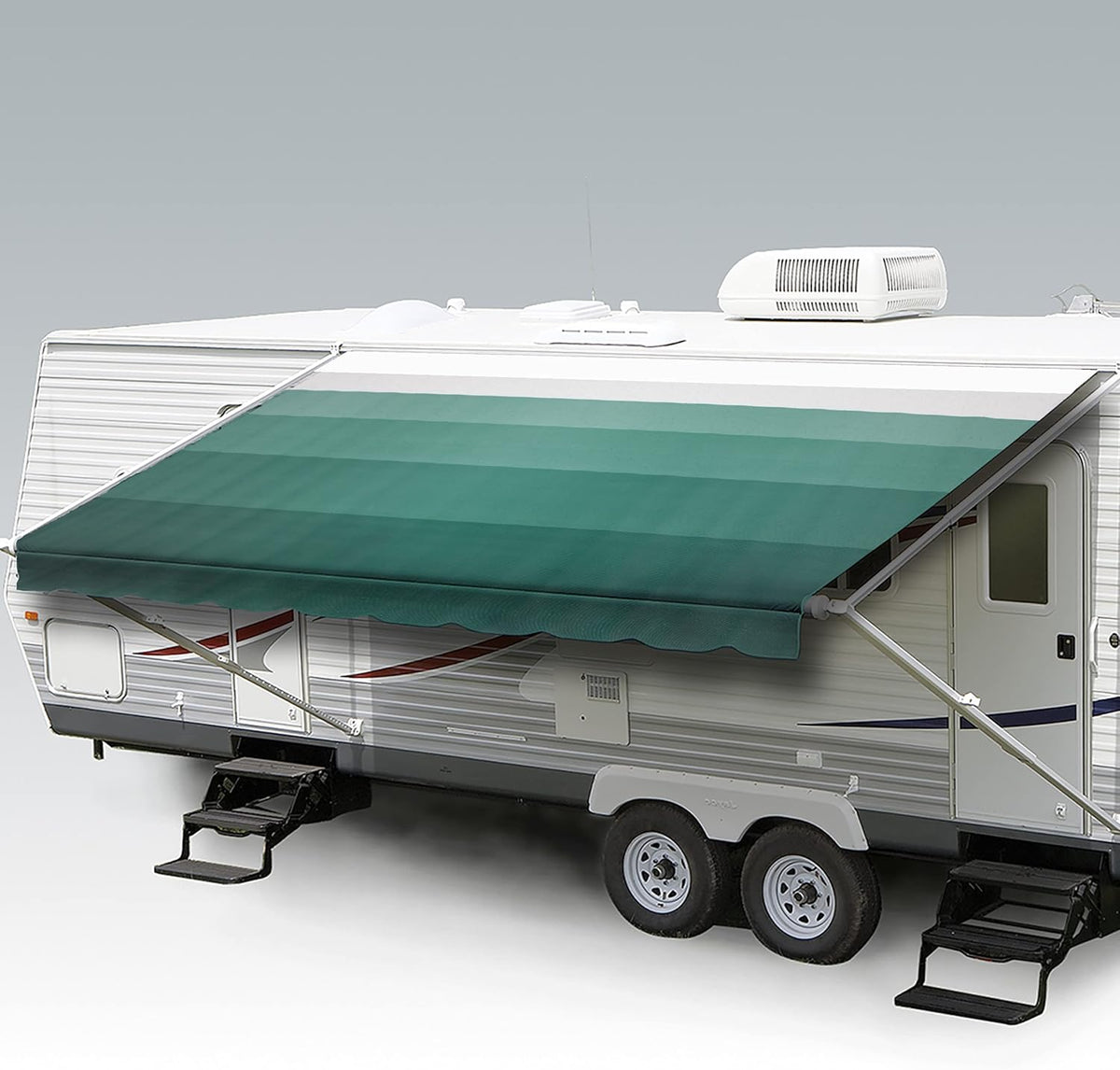 Heavy Duty Weatherproof Vinyl RV Awning Fabric Replacement O441745