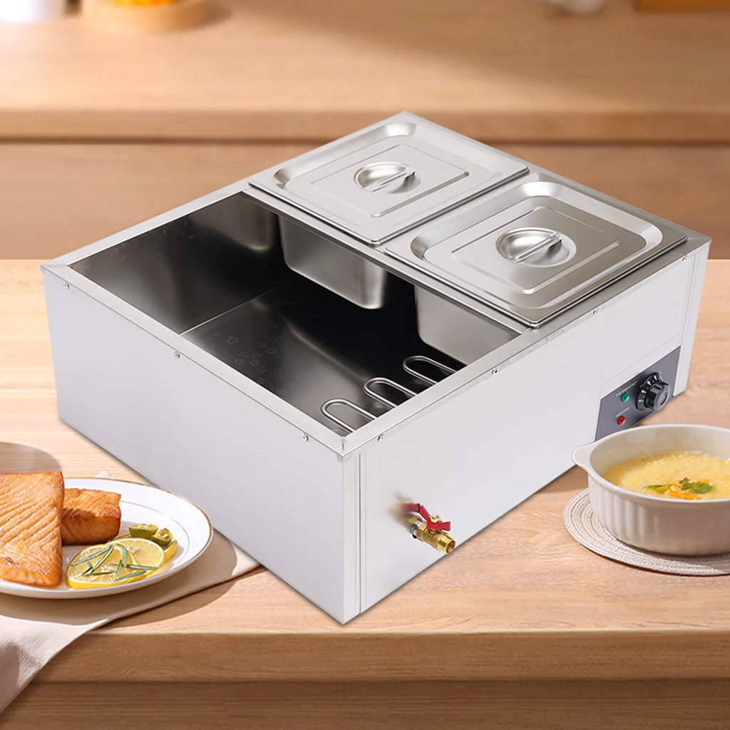 850W 4-Pan Commercial Food Warmer Q5026