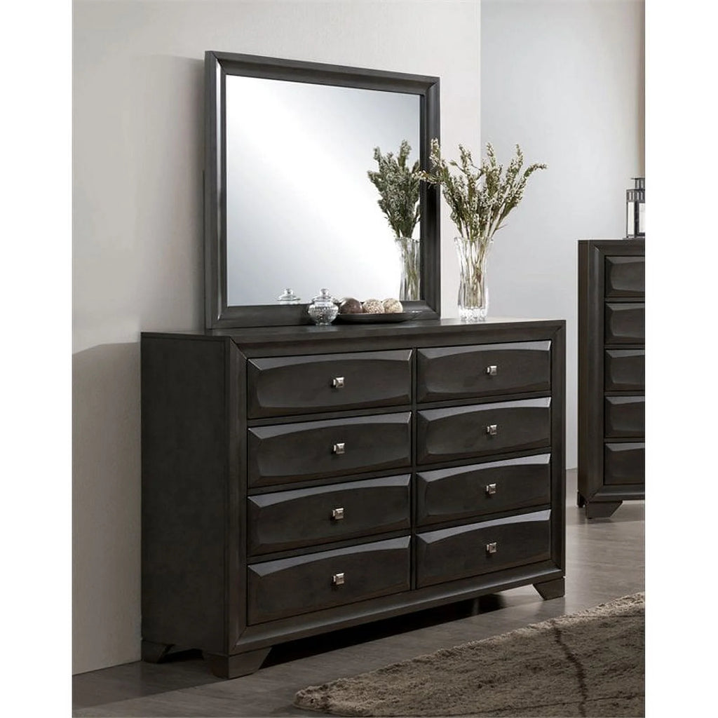 2-Piece Wood Dresser and Mirror K649796