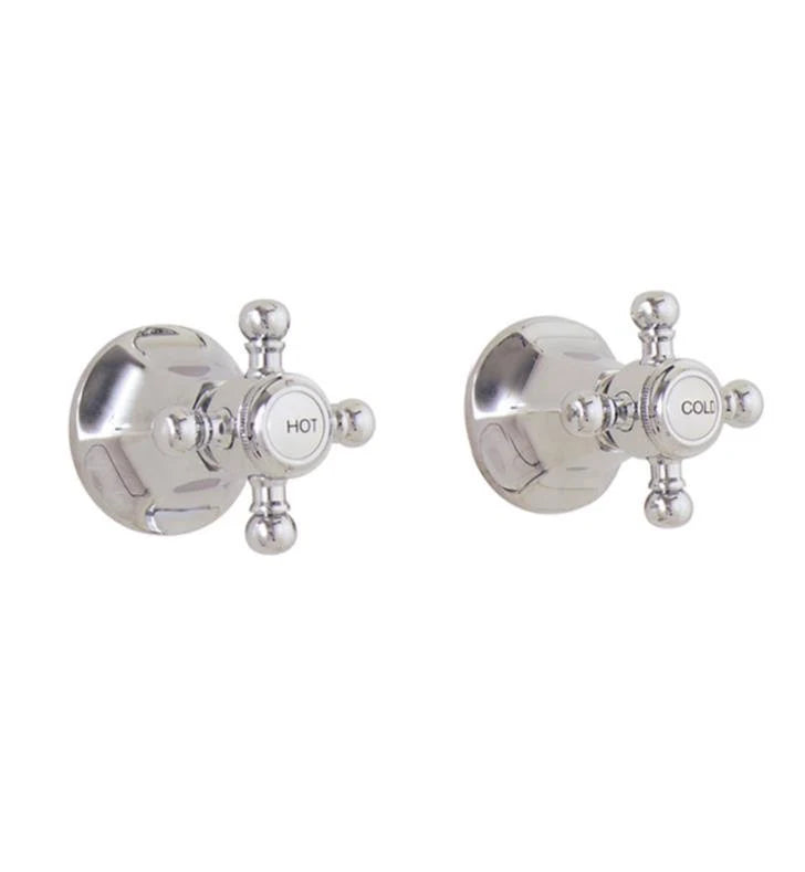 Two Handle Tub or Shower Trim in Matte White A387