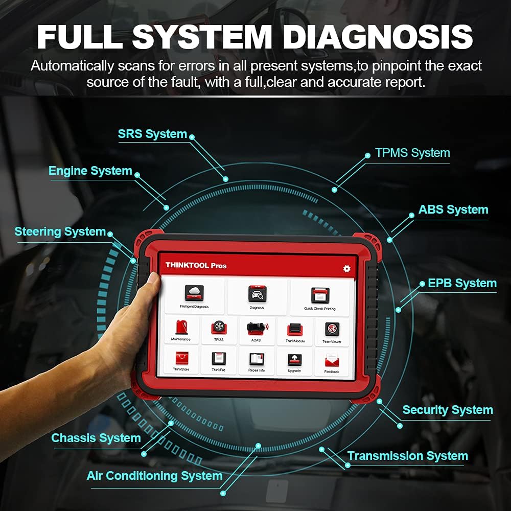 Bi-Directional Full Systems Diagnostic Scan Tool with 31+ Reset Functions M7944