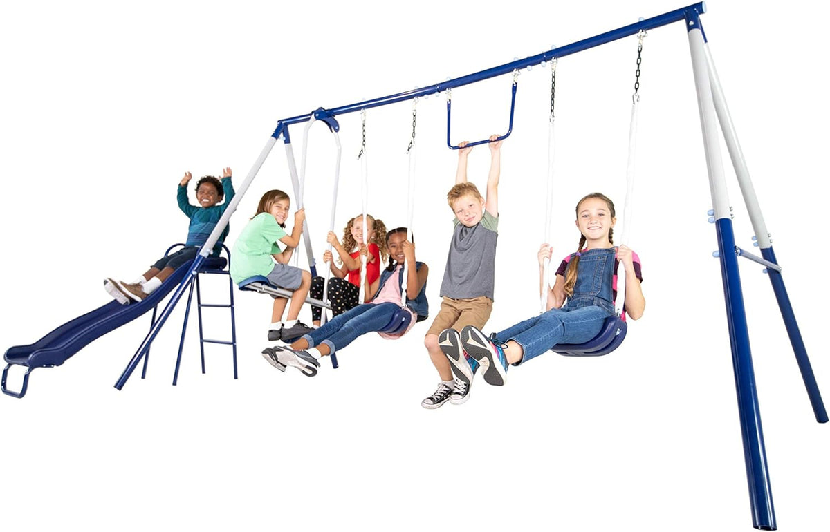 Heavy-Duty Metal Swing Set H529634