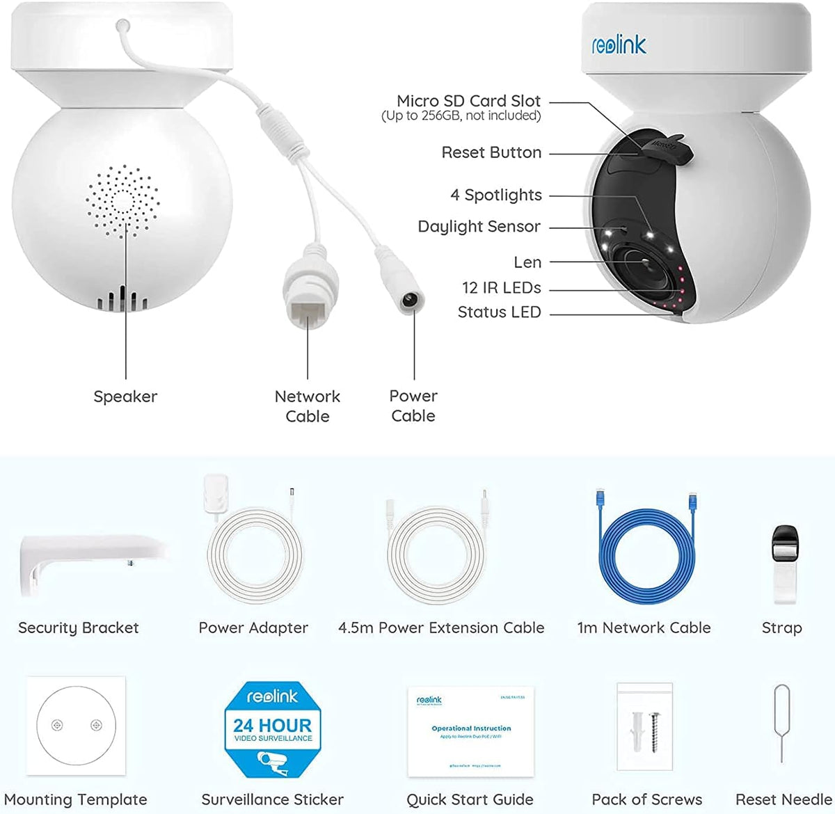 5MP HD PTZ WiFi Security Camera R884