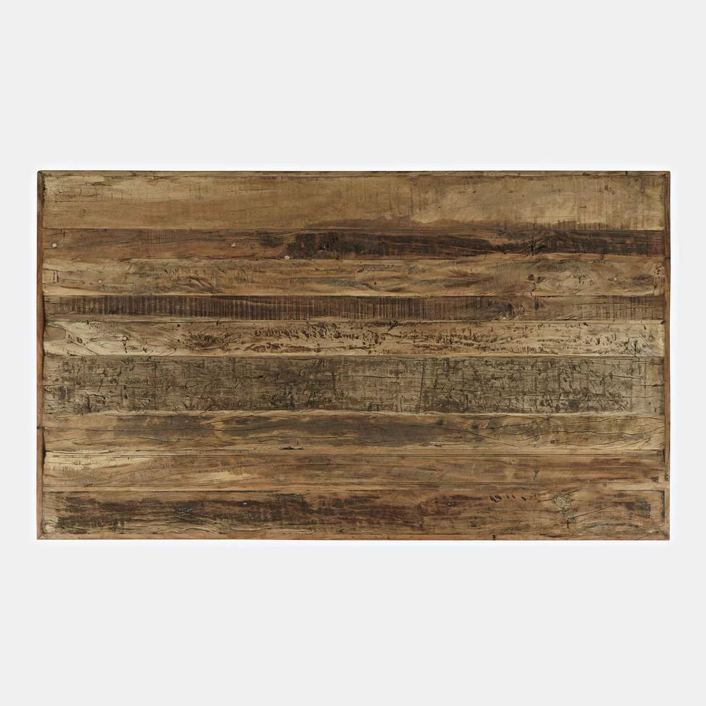 72" Rustic Solid Wood Dining Table K666