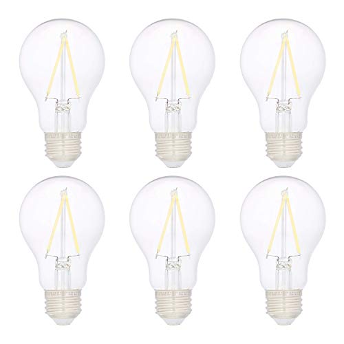Soft White LED Light Bulb, 40 Watt Equivalent, 6W, E26 Base, 2700K, 6-Pack N19398