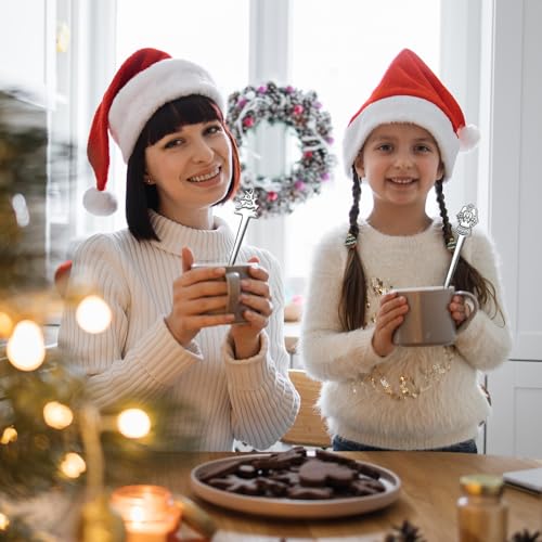 24 Pcs Stainless Steel Christmas Stirring Spoons S2678