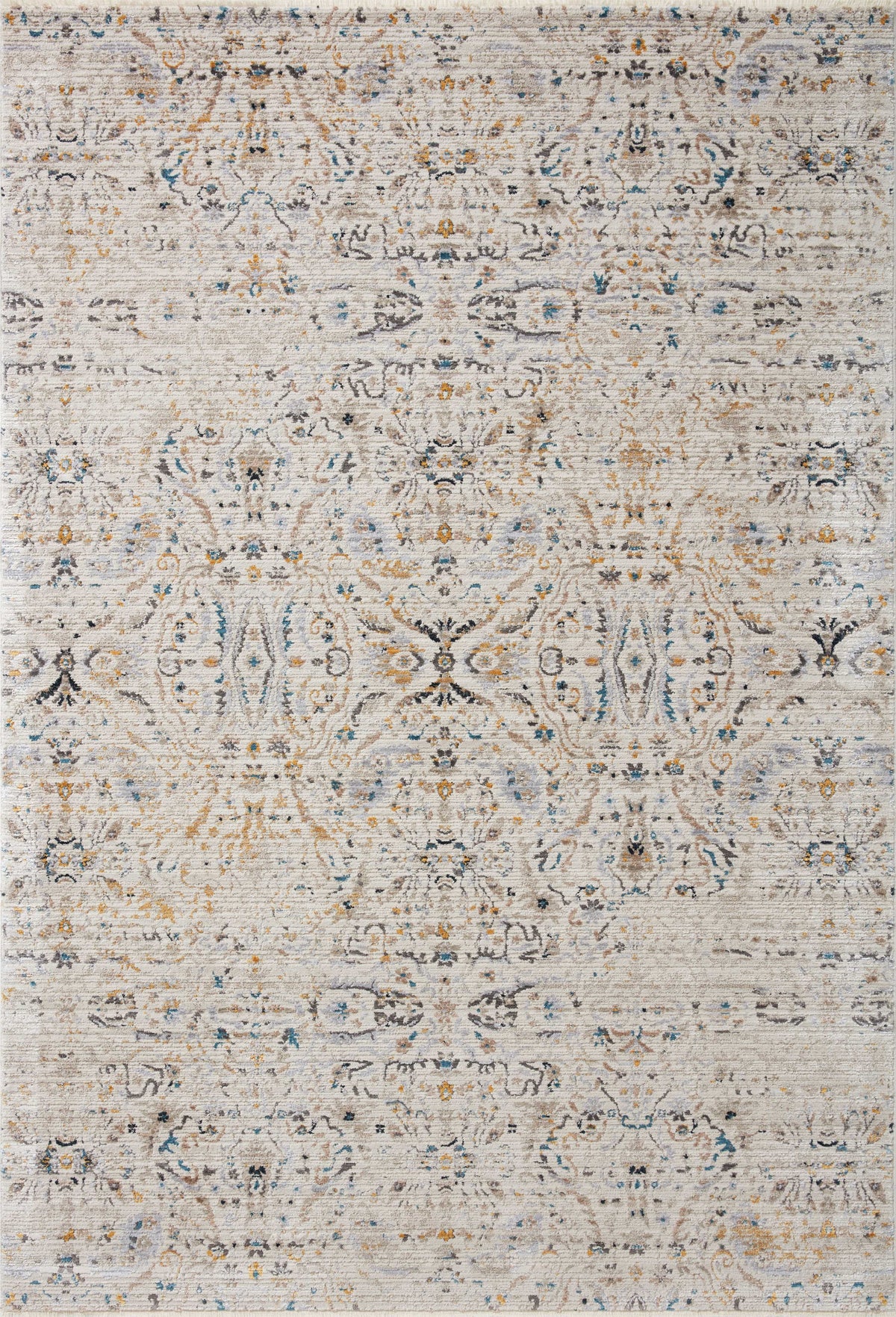 Ivory Straw Rug 9'6 x 13' Y2127