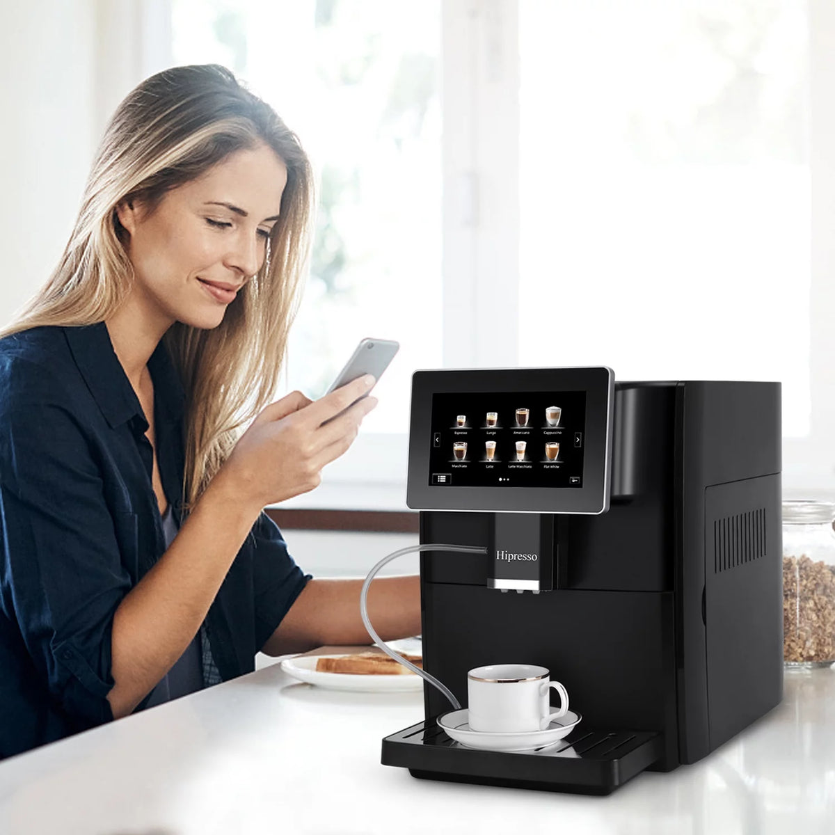 Programmable Super-automatic Espresso Coffee Machine O383045