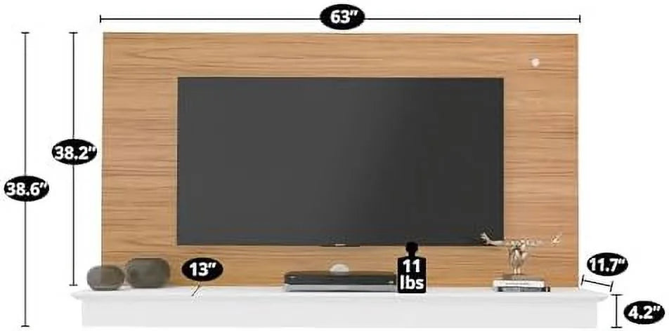 White Floating TV Stand with LED Strip A903