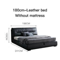 Leather Double Bed Y986