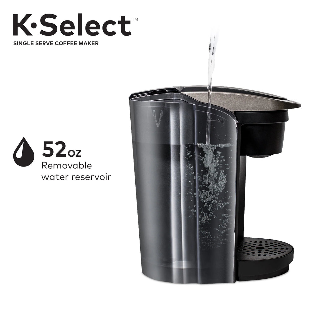 Single-Serve K-Cup Pod Coffee Maker with 12oz Brew Size, Matte Black C4791