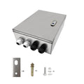304 Stainless Steel IP65 Waterproof Junction Box with Lock Y2052