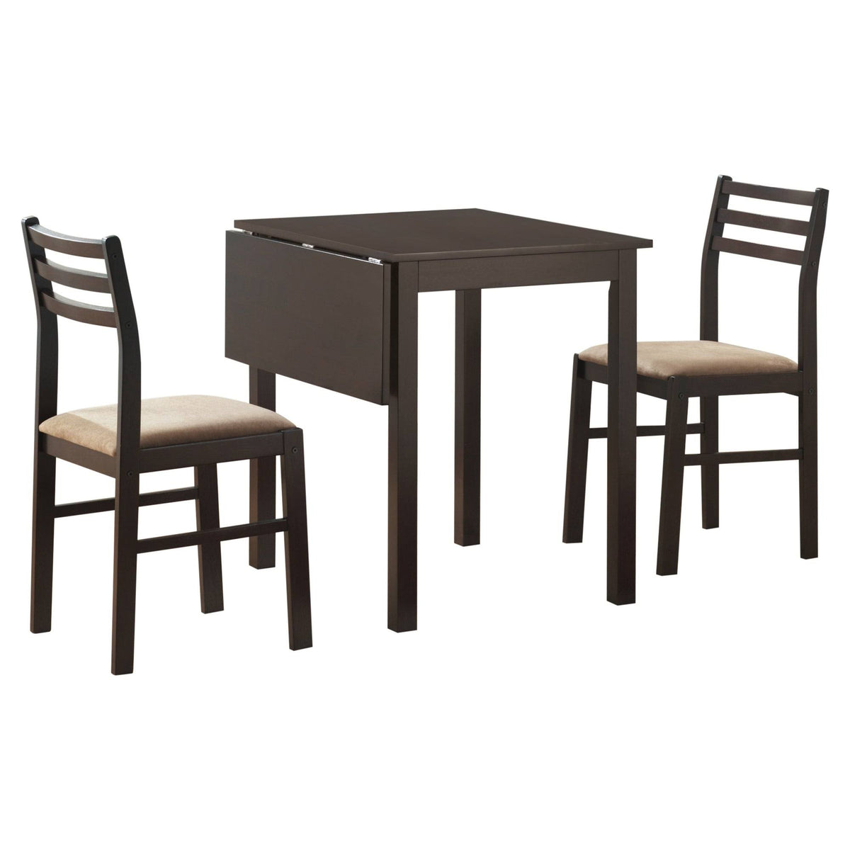 Cappuccino 3 Piece Drop Leaf Dining Set B286