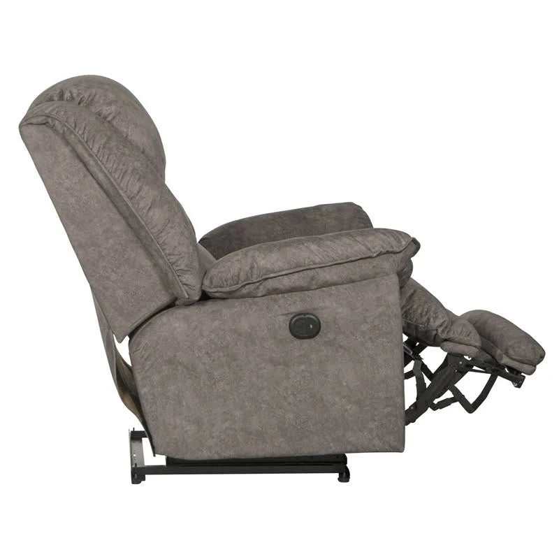 Power Lay Flat Recliner with Extended Ottoman W2092