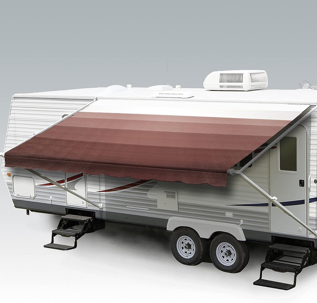 Heavy Duty Weatherproof Vinyl RV Awning Fabric Replacement O441745
